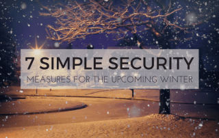 7 Simple Security Measures for Winter