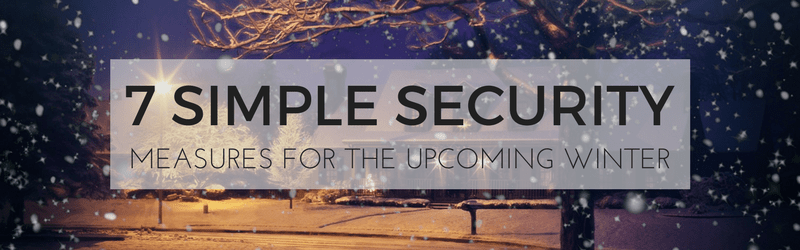 7 Simple Security Measures for Winter